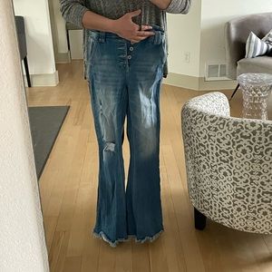 Kancan boutique bell bottom jeans
